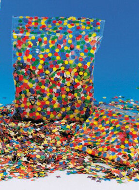 Party Konfetti bunt im 1 Kg Beutel