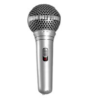 Aufblasbares Mikrophon oder Mikro 30 cm