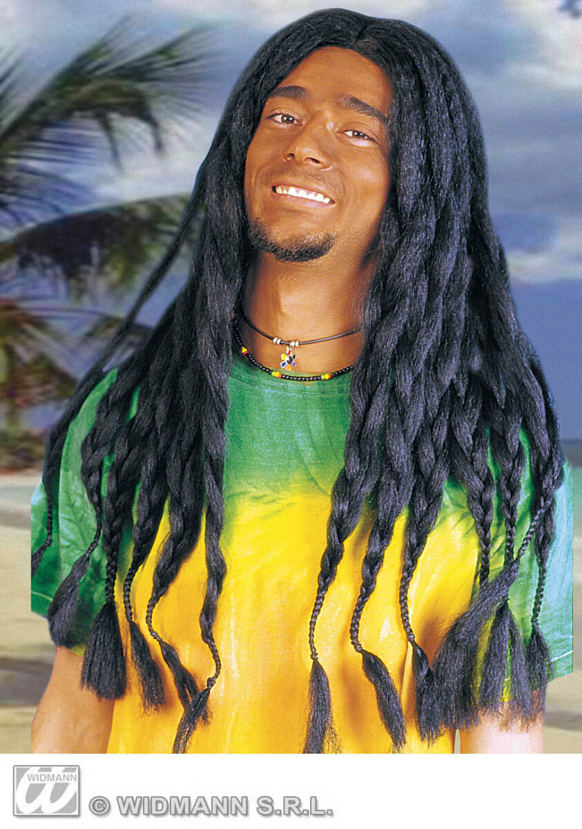 WIDMANN MILANO Dreadlock-Perücke – Blond, Bis Zur Brust, Aus Polyester, Für Reggae & Karneval