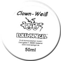 EULENSPIEGEL Profi Clown Weiß