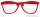 Jumbo Brille rot