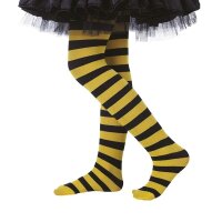 Strumpfhose Schwarz Gelbe Biene Kinder...