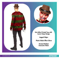 Halloween Freddy Krüger Kostüm
