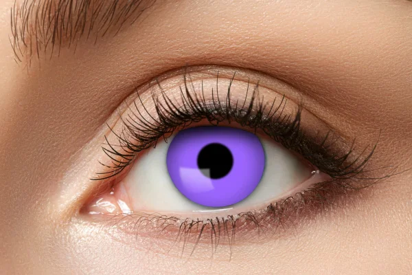 Farbige Kontaktlinsen purple gothic