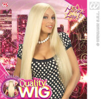 Blonde Perücke Extra lang 80 cm blond - Natural Look