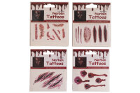 Halloween professionlele Wunden als Tattoo