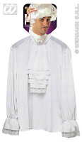 Rüschenhemd mit Jabot in weiss für Vampir oder...
