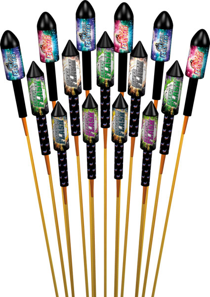 Silvester Raketen Sortiment Funtastic Rockets