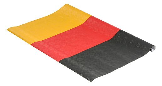 Deutschland Damast-Tischtuchpapier schwarz rot gold 10m