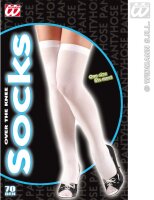 Over the knee Socks Strümpfe in weiss