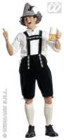 Bayern Kostüm zum Oktoberfest Seppl Hose Lederhose...