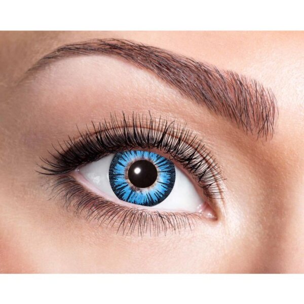 Farbige Kontaktlinsen big eye blue