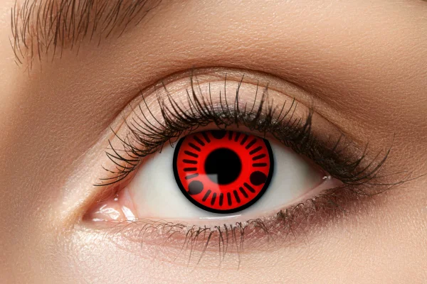 Farbige Kontaktlinsen red itachi