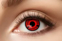 Farbige Kontaktlinsen red itachi