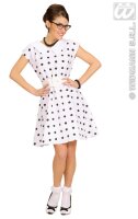Weisses 50er Jahre Kleid mit Petticoat
