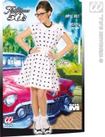 Weisses 50er Jahre Kleid mit Petticoat