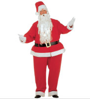 Weihnachtsmannkostüm als dicker Weihnachtsmann...
