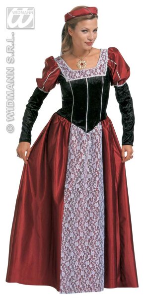 Damen Kostüm Burgfräulein Burgfrau oder Prinzessin