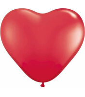 Deko Luftballons Herz rot Herzballons rote...