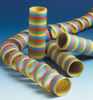 Party Luftschlangen bunt mit Streifen auch schwer...
