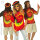 Jamaika T-Shirt für Damen und Herren Batic shirt