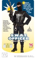 Kostüm SWAT Agent Polizist Spezaileinheit s.w.a.t. für Kinder und Jugendliche