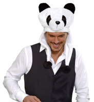 Mütze oder Maske als Panda mit Tierkopf
