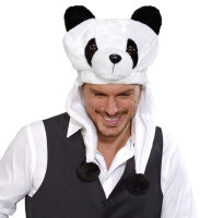 Mütze oder Maske als Panda mit Tierkopf