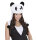 Mütze oder Maske als Panda mit Tierkopf
