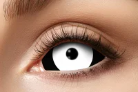 Sclera Kontaktlinsen black n white weiss schwarz von...