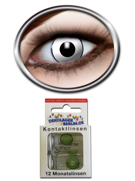 Farbige Kontaktlinsen white manson