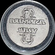 EULENSPIEGEL Profi Aqua Schminke Perlglanz Silber