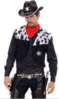 Doppelter Cowboy Pistolenhalter schwarz