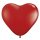 Deko Luftballons Herz rot, Ø 42 cm