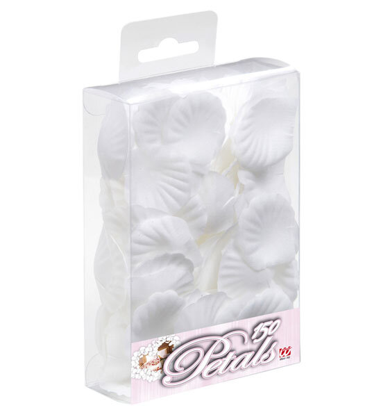 100 Rosenblüten weiss für die Hochzeit als Deko