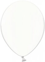 Deko Luftballons Ballons Kristall weiss glänzend...