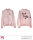 50er Jahre Pink Ladies Jacke aus Satin Größe: M bis L