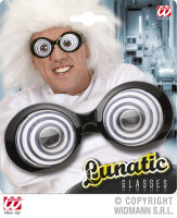 Spiralbrille Brille für den Nerd oder Wahnsinnigen