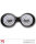 Spiralbrille Brille für den Nerd oder Wahnsinnigen