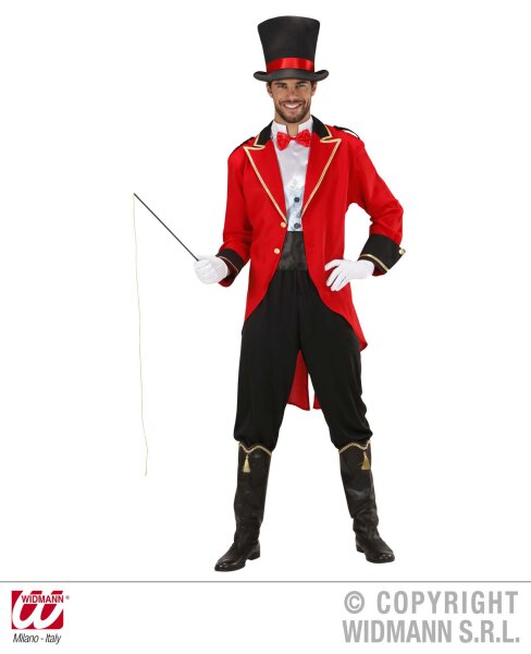 Kostüm Zirkus Direktor oder Dompteur mit Hut Größe: L