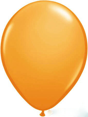 Deko Luftballons Ballons in orange für die Party 30 cm 12"
