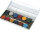 EULENSPIEGEL Profi Aqua Schminke 12 Perlglanz Farben Palette mit Pinsel