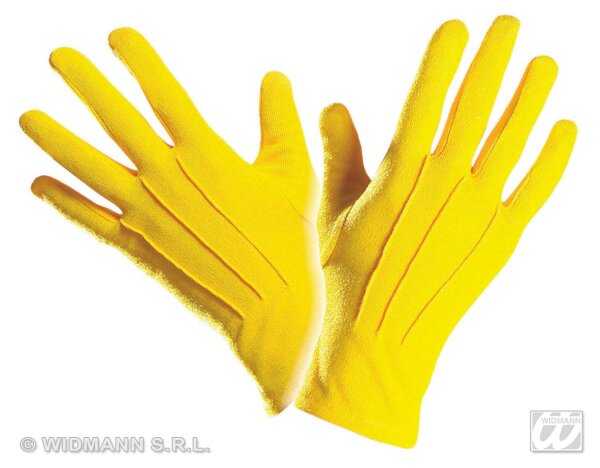 Handschuhe in Gelb