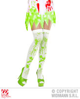Over the knee Socks Strümpfe in weiss mit...