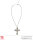 Kette mit gotischem Kreuz für Nonnen oder Halloween Kostüme