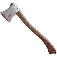 Blutige Axt oder Beil für Halloween