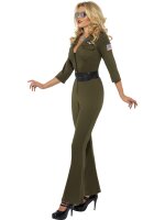 Original Sexy Damen Pilotenkostüm aus dem Film TOP GUN als Hosenanzug