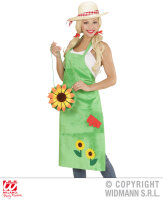 Hippie Handtasche in grün mit Sonnenblume