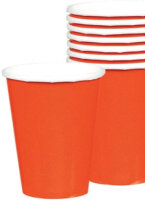 Einweg Trinkbecher aus Pappe in verschiedenen Farben