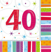 Geburtstags Servietten Happy Birthday 18 30 40 50 60 70 80 90